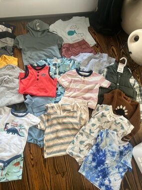 Lee Bright Red Sleeveless Henley Tank Top for Kids